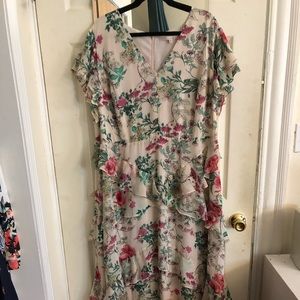 Rachel Roy Long Layered Dress NWT
